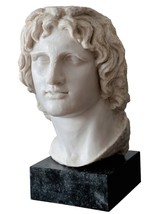 Alexander the Great Macedonian Bust Head - British Museum Replica Reproduction - £738.68 GBP