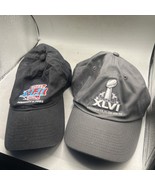 Lot Of Two Superbowl Hat Cap XLII 2008 and XLYI 2012 Used - $23.00 CAD