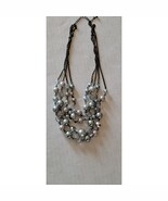 Gorgeous Lia Sophia Multistrand Beaded Necklace - Unique - $37.81 CAD