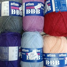 Yarn Knitting Yarn Virgin Wool Bbb Atlas - Creation Of Blankets for Toddler - £2.50 GBP