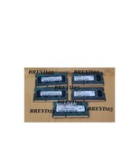 LOT OF 5X 1GB 2RX16 PC3-8500S LAPTOP MEMORY - $279.42 MXN