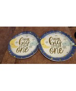 &quot;Dream Big Little One&quot; Baby Shower or Birthday Plates - 7&quot; round - 2 pkg... - £6.90 GBP