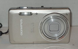 Olympus Stylus 5010 14.0MP Digital Camera - Titanium Tested Works Batter... - £99.93 GBP