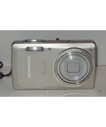 Olympus Stylus 5010 14.0MP Digital Camera - Titanium Tested Works Batter... - $129.17