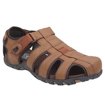 Nunn Bush Men Fisherman Sport Sandals Rio Bravo Size US 12W Tan Faux Lea... - $48.51