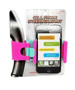 Ninc Universal Pink/Green Steering Wheel Cell Phone Mount - $8.90