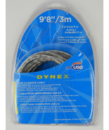 Dynex 24k Gold plated 9’8” 3M Hi-Speed USB 2.0 Male to Male Cable - £11.81 GBP