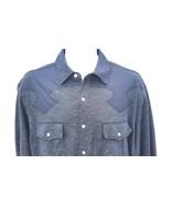 FOSSIL 54 Men&#39;s Western Style Flannel Shirt VINTAGE FIT LONG Sleeve  Sz ... - £19.38 GBP