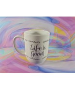 Royal Norfolk Mug &quot;Make Memories, Celebrate Every Day, Life Is Good&quot; White - $4.74