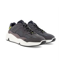 Ecco Men's Chunky Color Pop Leather Sneaker Sporty Casual Comfort Shoe Magnet - £78.62 GBP