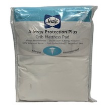 Sealy Baby Crib Mattress Pad Allergy Protection Plus Waterproof Fitted 5... - $21.37 CAD
