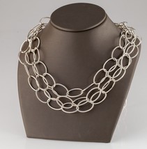 Sterling Silver Fancy Link Chain Necklace by Joseph Esposito 60&quot; - £284.89 GBP