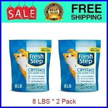 Fresh Step Crystals, Premium Cat Litter, Scented, 8 lbs 2 Pack - $730.19 MXN