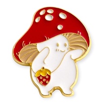 Chibi Mushroom Enamel Pin - £7.00 GBP