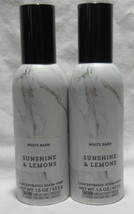 White Barn Bath & Body Works Concentrated Room Spray Lot of 2 SUNSHINE & LEMONS - £21.27 GBP