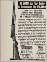 1968 Print Ad Benjamin Single Shot Models Air Rifles St Louis,Missouri - £7.06 GBP