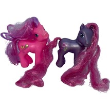 My Little Pony MLP Vintage Hasbro 1980s Magnet Foot Pink &amp; Purple - £6.13 GBP