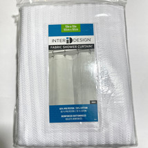InterDesign Fabric Shower Curtain  Variation - £21.55 GBP