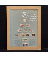 Childs Vision Of Christmas Commemorative Display Canada Lot Of 12 Stamps... - $30.69 CAD