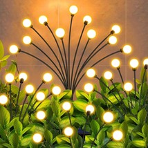 22 Led Solar Firefly Lights With 2 Modes Swaying Solar Powered Garden Lights Wat - £16.03 GBP