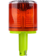 Solar Strobe Warning Light 360 Degree Single Column Super Bright Waterproof - €21,53 EUR