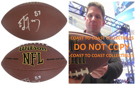 Ed McCaffrey Signed Football Proof COA Autographed Denver Broncos 49ers ... - $128.69