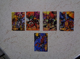 1992-93 Upper Deck Basketball card Full subset of Fanimation, 5 cards in all.  - £3.09 GBP