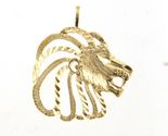 Lion Unisex Charm 14kt Yellow Gold 489478 - $119.00