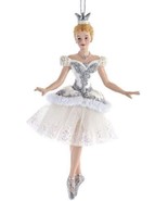 Kurt S. Adler Nutcracker Suite Snow Queen Ballerina Ornament - £13.22 GBP