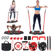 All-In-One Home Gym Portable Pushup Board W/Bag Full Body Strength Training - £138.03 GBP