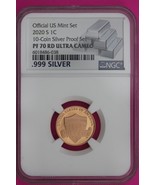 2020 S PF 70 Red Abraham Lincoln Shield Cent NGC Certified Graded Authen... - $54.69 CAD