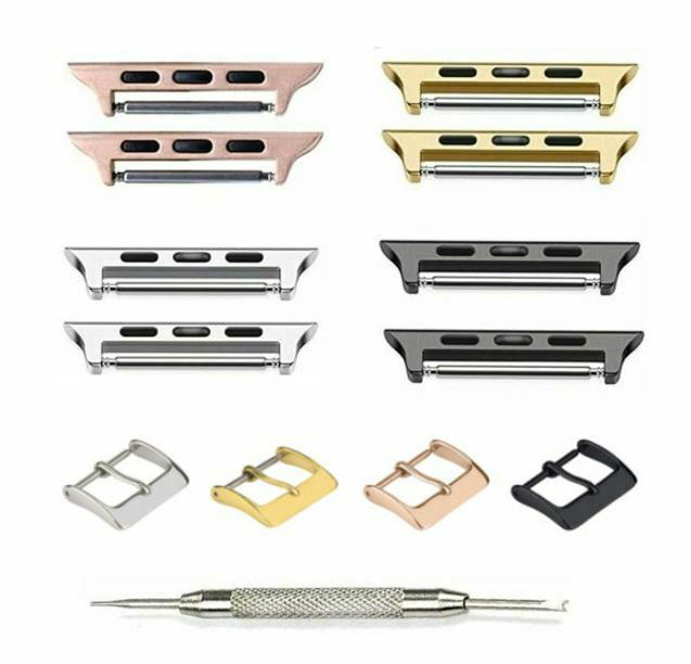 Apple Watch Band Adapters Lugs Connectors Buckle Hardware 38mm 40mm 42mm... - $8.90+