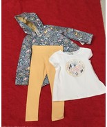 Rachel Zoe Raincoat and Coordinating Outfit Girls Toddler Size 3T New W/T - $34.64