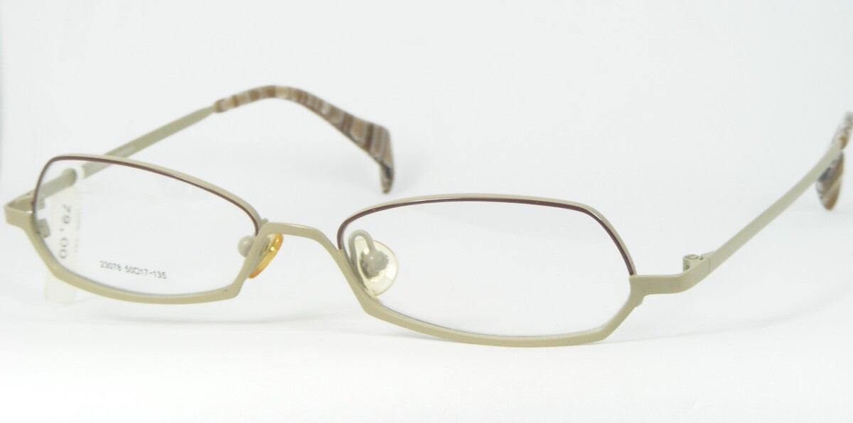 J Exclusive Brille 23078 G10 Khaki / Mauve Brille Brillengestell 50-17-1... - $46.52