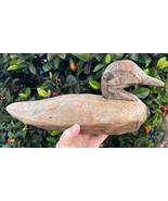 Antique Old Primitive Folk Art American Carved Duck Hunting Decoy Carvin... - $120.25