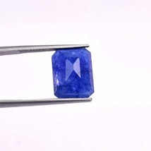 Natural Certified Blue Sapphire Gemstone Cut 4.50 Ct. Opaque Sparkling Stone - £67.90 GBP