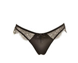 L&#39;AGENT BY AGENT PROVOCATEUR Womens Briefs Sheer Lace Ruffle Black Size S - $19.39