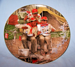 1985 Treasure Masters Boy Scouts of America BSA-It&#39;s a Boy&#39;s Life Ceramic Plate - £17.66 GBP