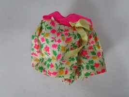 Vintage Tutti Barbie Sister Original Floral Outfit Mattel 1965 - £8.86 GBP