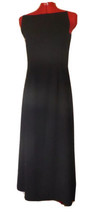 Casual Corner Black Spaghetti Strap Dress Size 8 Lined Full Length - £23.31 GBP
