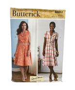 Butterick B6843 Dress Pattern Sizes 8-16 Vintage Shirtwaist Dress - $7.67