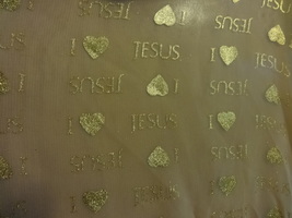 I Love Jesus / Jesus Loves Me Christian Fashion Scarf - £5.53 GBP