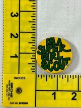 Vintage Girl Scout Pinback Button -I&#39;m A super Girl Scout GSA - $9.90