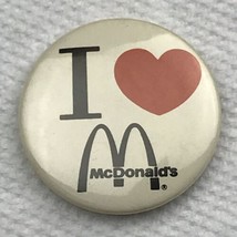I Love McDonald’s Heart Vintage Pin Button Pinback - $10.00