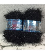 Patons Silverlash Yarn Black Dazzle Lot of 2 Skeins  - £7.39 GBP