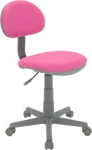 Calico Designs Deluxe Task Chair In Pink With Gray Base 18510 - $93.99