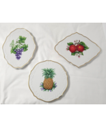 LENOX Orchard Trivets Fruit Tiles Set of 3: Pineapple Grapes Apples All ... - £27.19 GBP