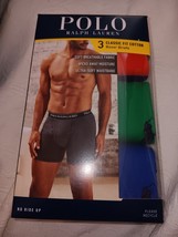 POLO RALPH LAUREN MENS ORANGE GREEN BLUE COTTON BOXER BRIEFS 3 PAIRS XL ... - €33,28 EUR
