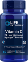 2 BOTTLES SALE Life Extension Vitamin C 24-Hour Liposomal Hydrogel 60 ve... - £31.97 GBP