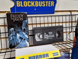 Used Freddy vs Jason VHS VCR Tape Horror Slasher - £15.80 GBP